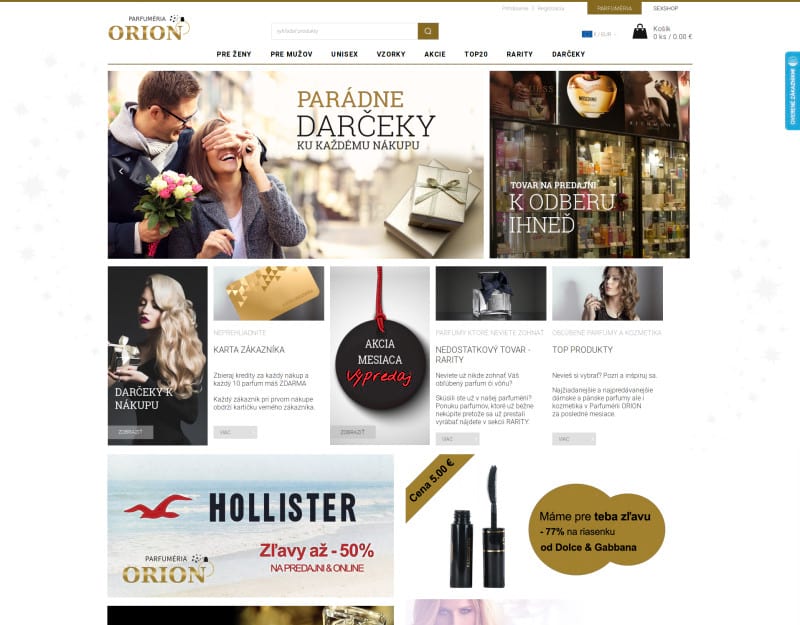 ClickEshop reference - parfumerie a kosmetika online